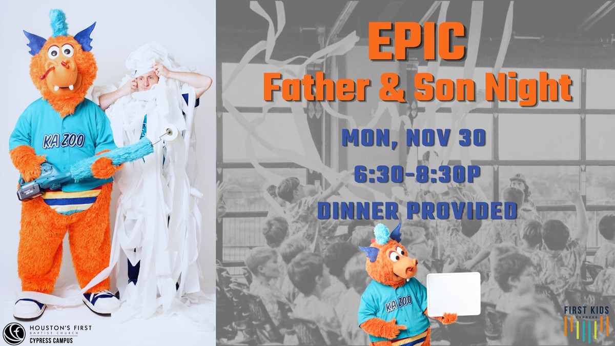 HFBC Event Artwork: EPIC Father & Son Night